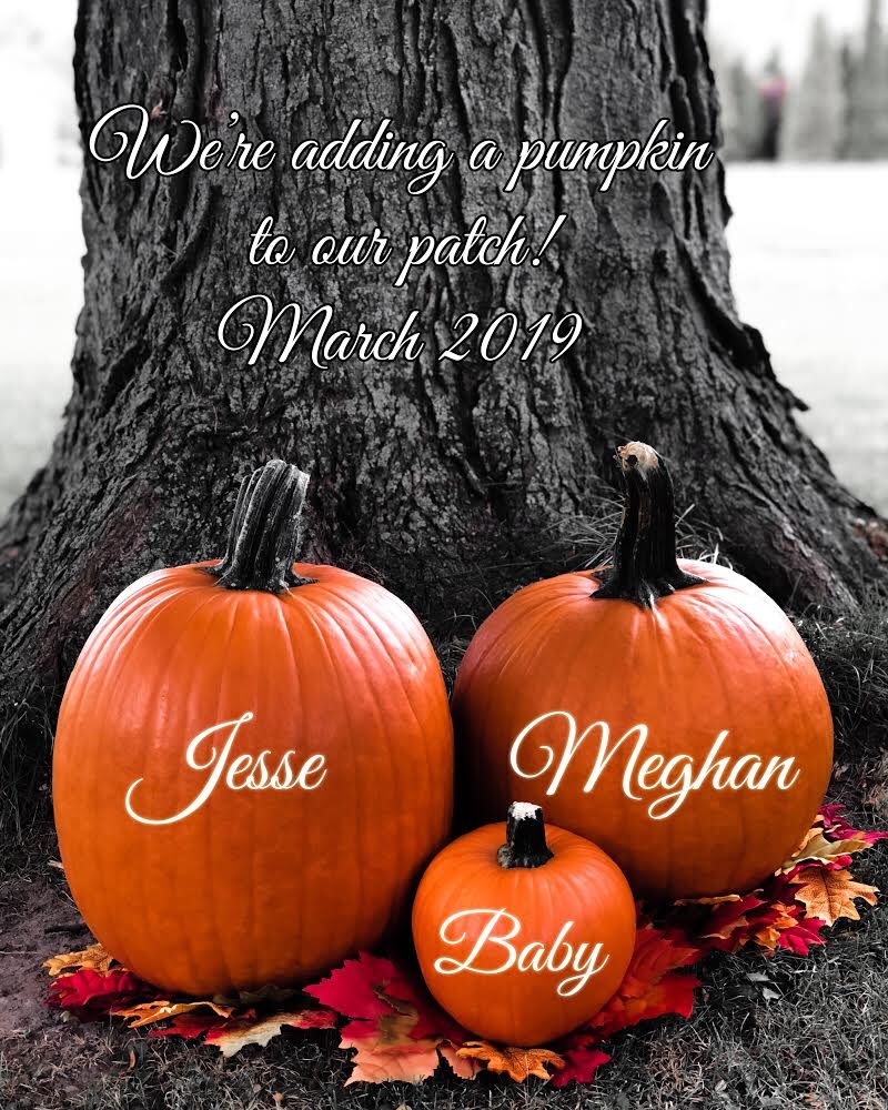 Baby announcement photo.