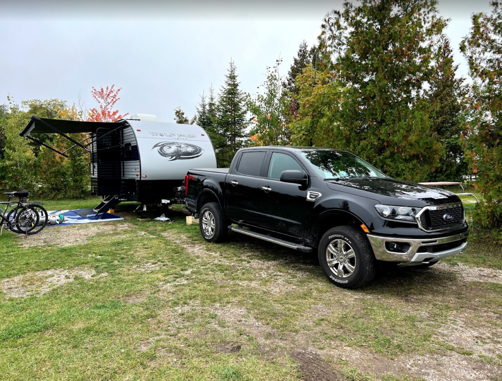 Camping in Mackinaw