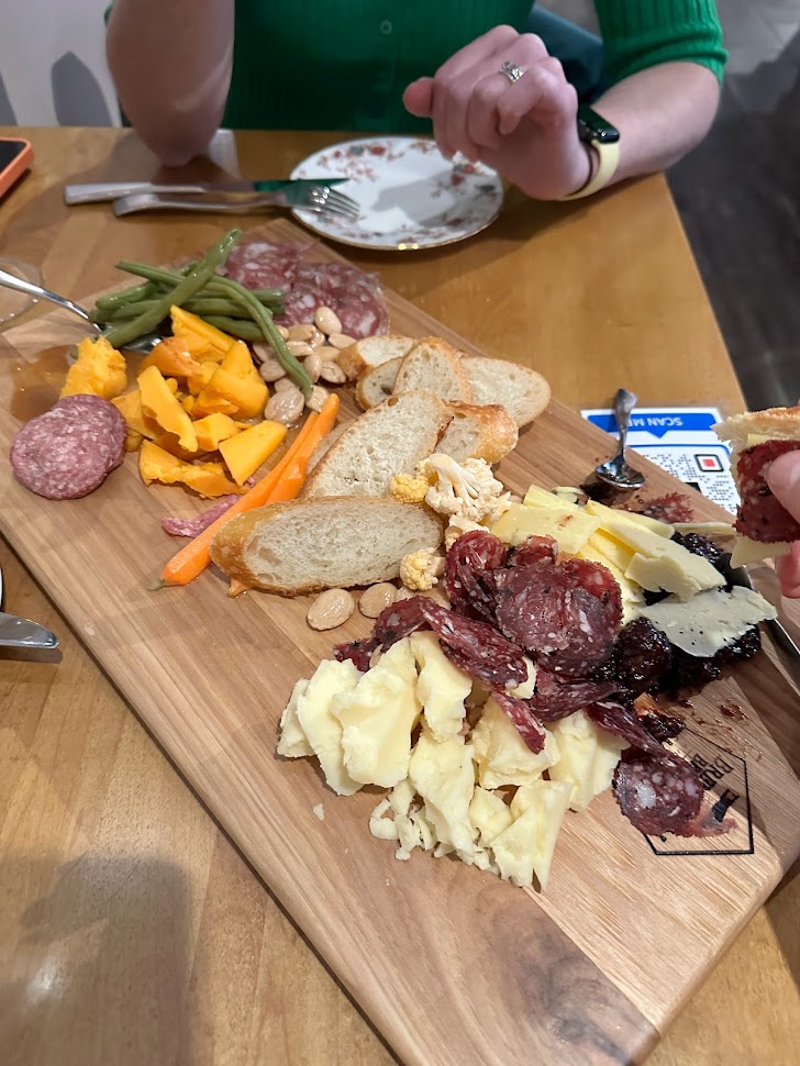 Meat and cheese plate